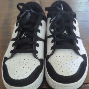 Jordan Low-Top Sneakers in White and Black